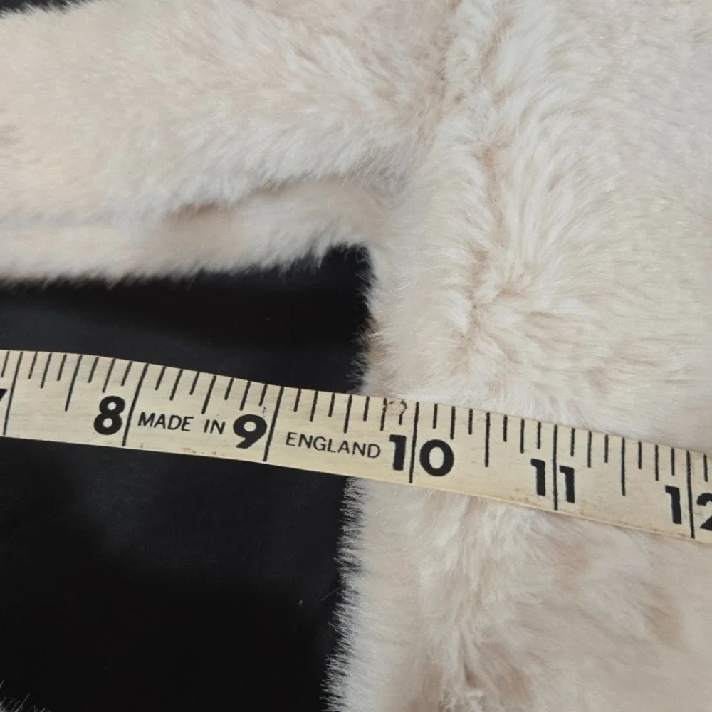Victorias Secret Faux Fur White Purse Soft